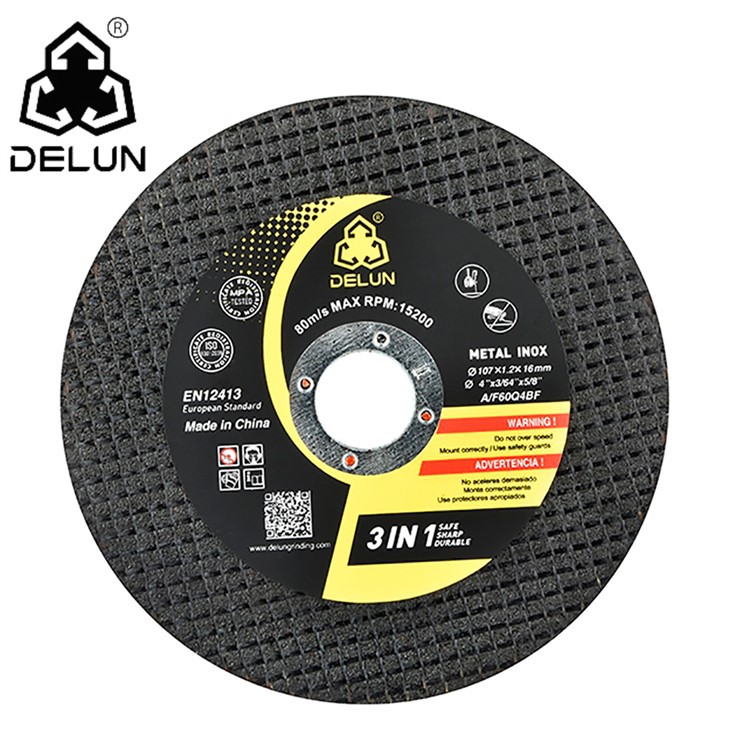 DELUN 4-tums metallkapade hjul med MPA